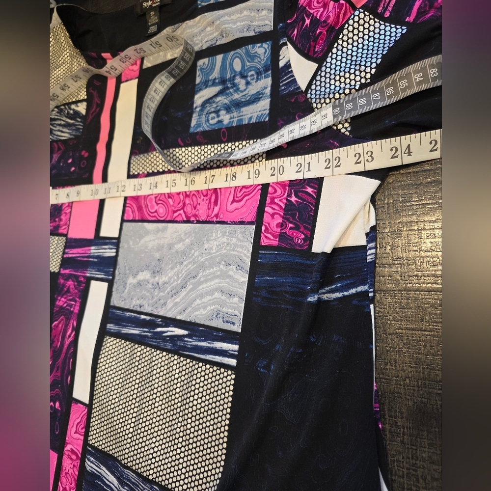 Style & Co. Mult-colored Design Tunic - Picture 4 of 7